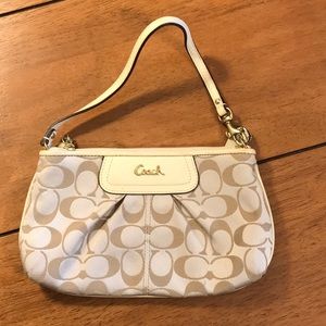 Coach Signature Wristlet